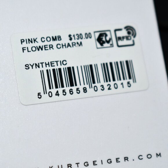 Kurt Geiger London Flower Charm Pink #4417257979 NWT - Picture 5 of 5